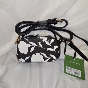 Kate Spade Elegant Black and White Crossbody Bag